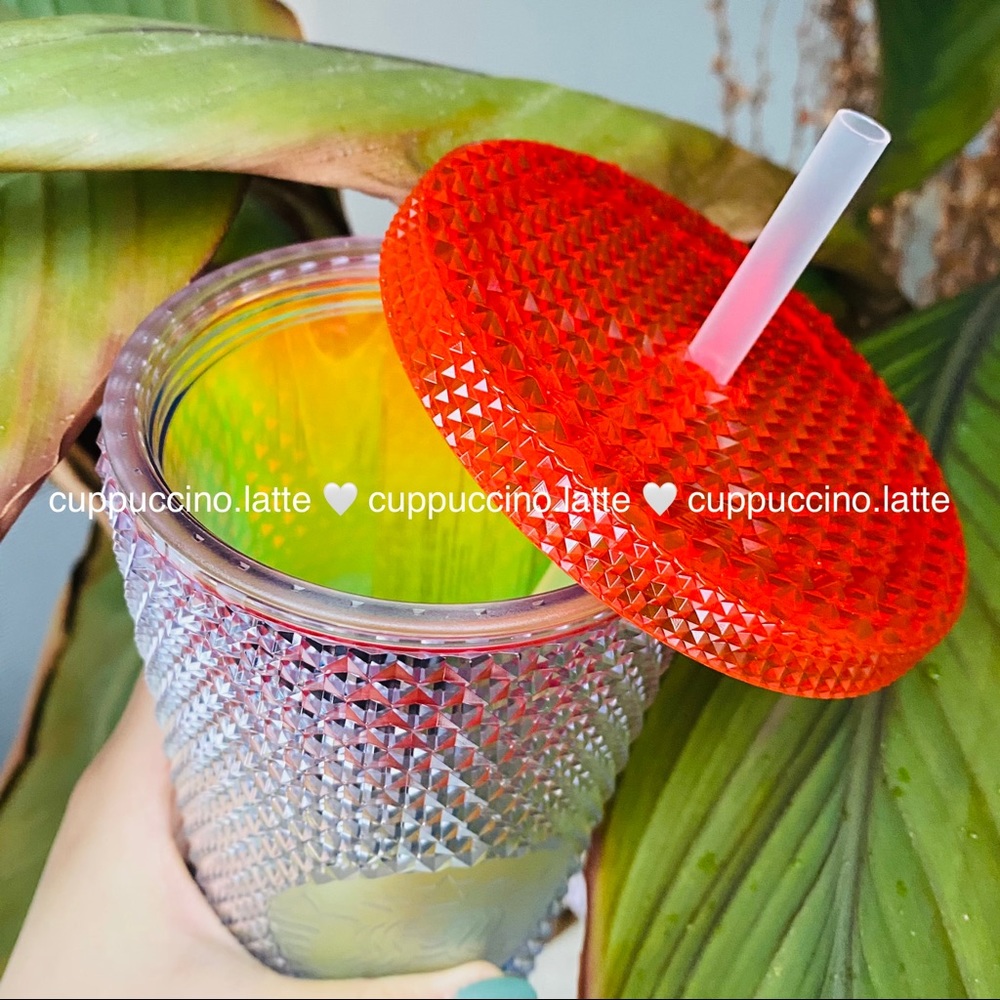 🌈NEW🌈Starbucks 2021 Rainbow Ombre Studded Cup - Picture 7 of 10